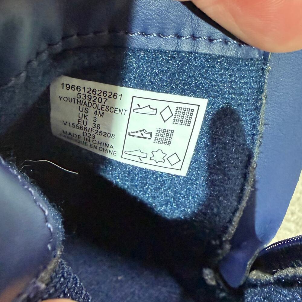 Lands' End Kids Iridescent Blue Purple Chelsea Sneaker Boots - Size 4M - Picture 6 of 6